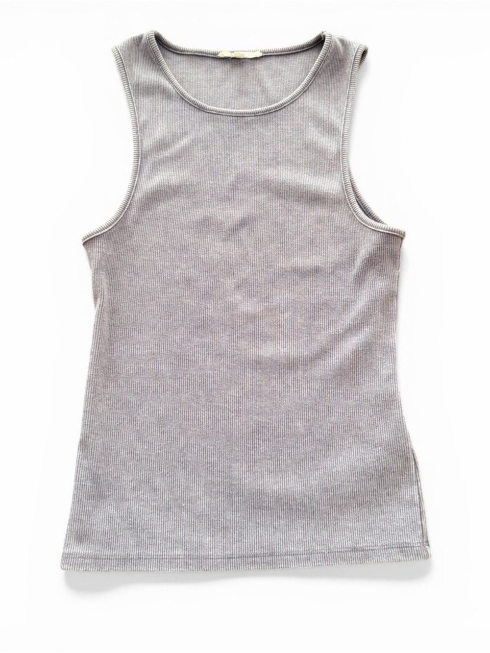 Splendid Light Lavender Heather Ribbed Tank Small